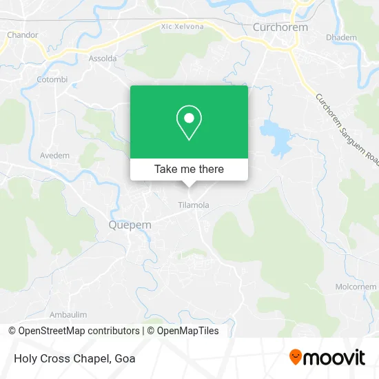 Holy Cross Chapel map