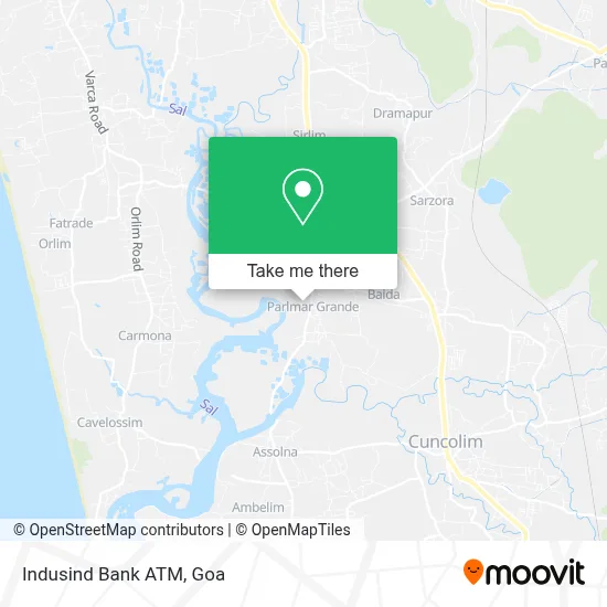 Indusind Bank Atm map