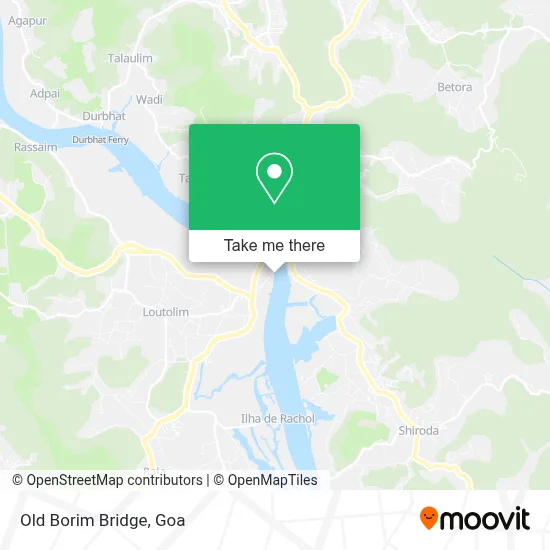 Old Borim Bridge map