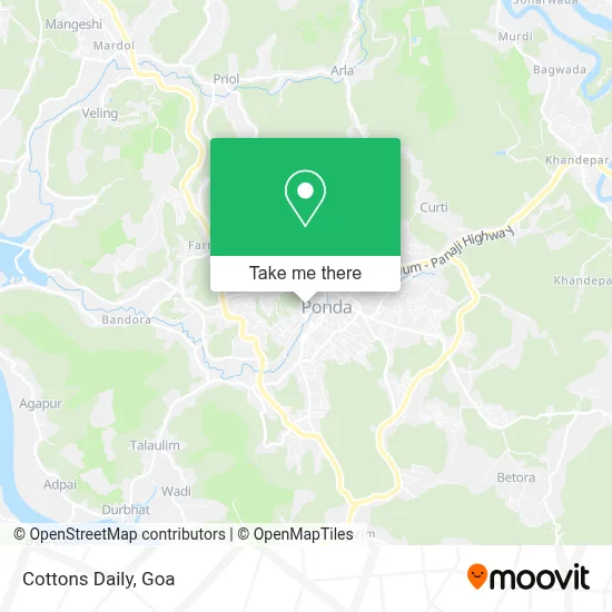 Cottons Daily map