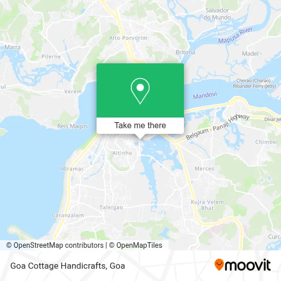 Goa Cottage Handicrafts map