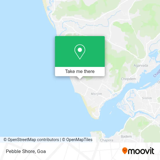Pebble Shore map