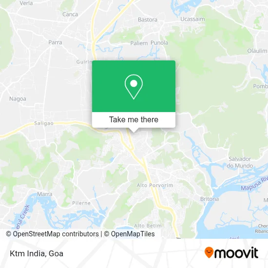 Ktm India map