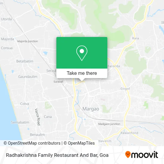 Radhakrishna Family Restaurant And Bar map
