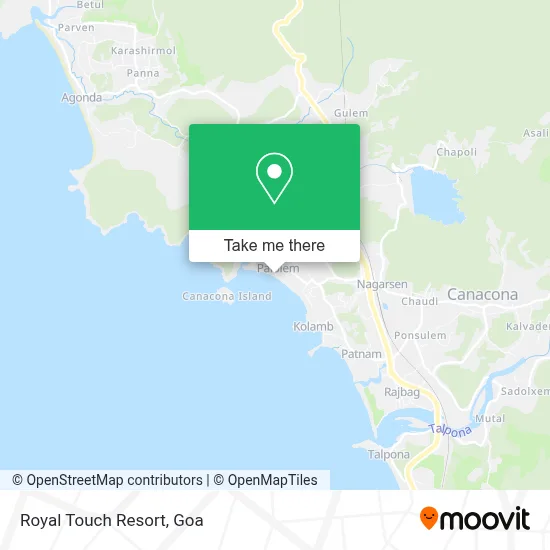Royal Touch Resort map