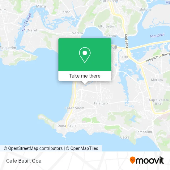 Cafe Basil map