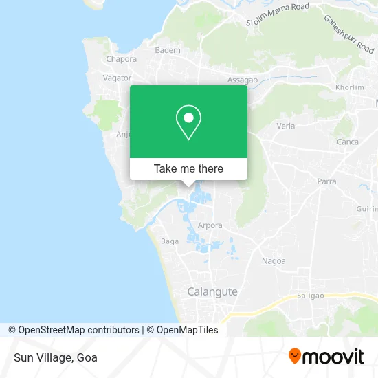 Sun Village map