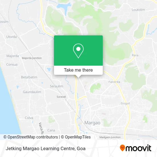 Jetking Margao Learning Centre map