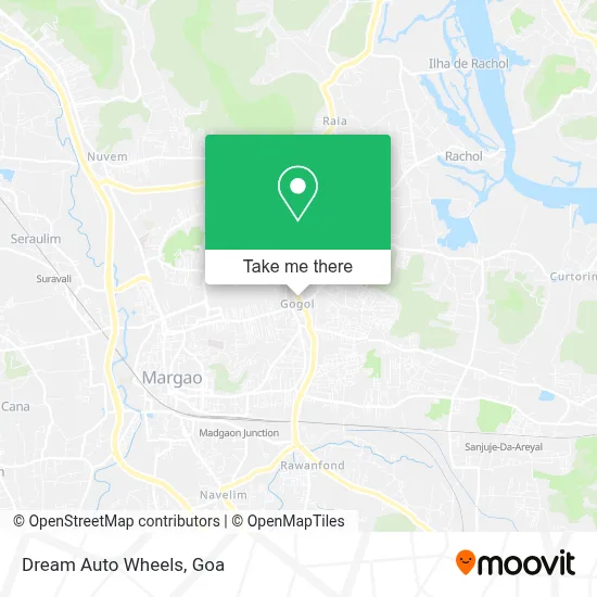 Dream Auto Wheels map