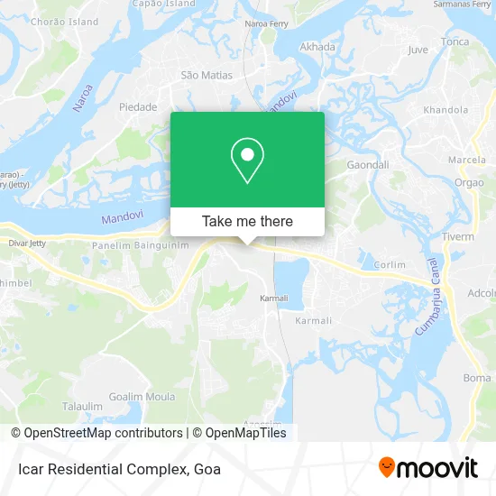 Icar Residential Complex map