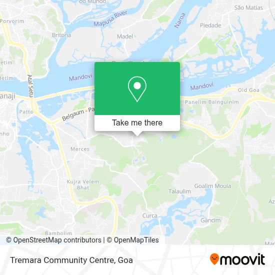 Tremara Community Centre map