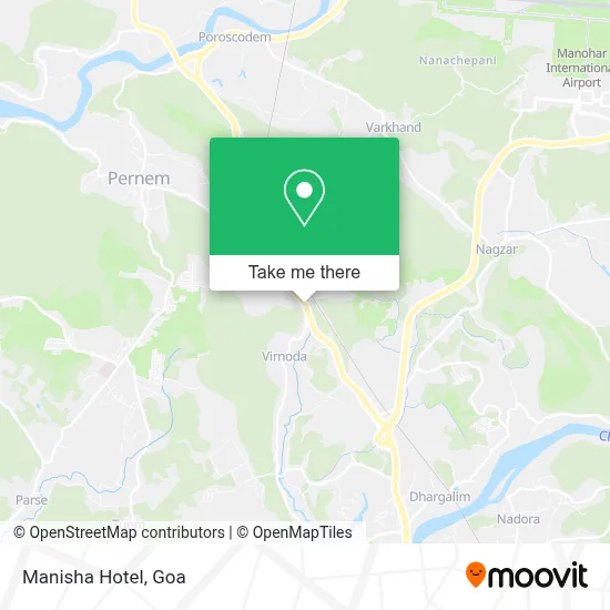 Manisha Hotel map