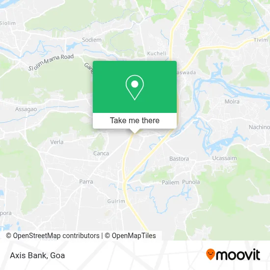 Axis Bank map