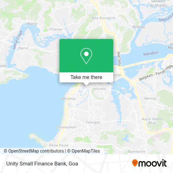 Unity Small Finance Bank map