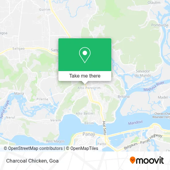 Charcoal Chicken map