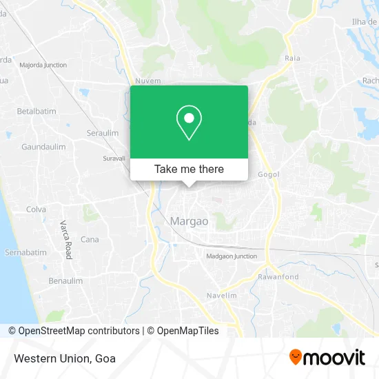 Western Union map