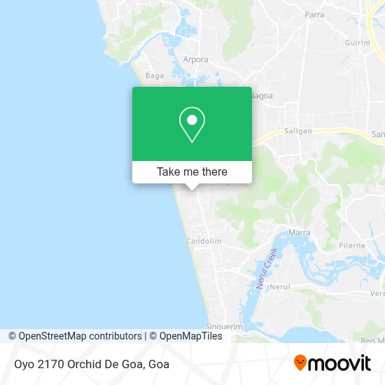 Oyo 2170 Orchid De Goa map