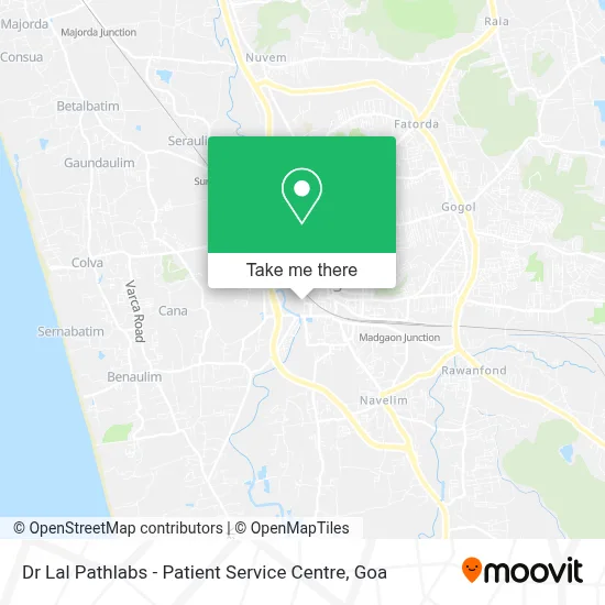 Dr Lal Pathlabs - Patient Service Centre map
