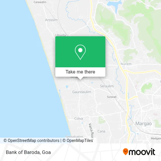 Bank Of Baroda map