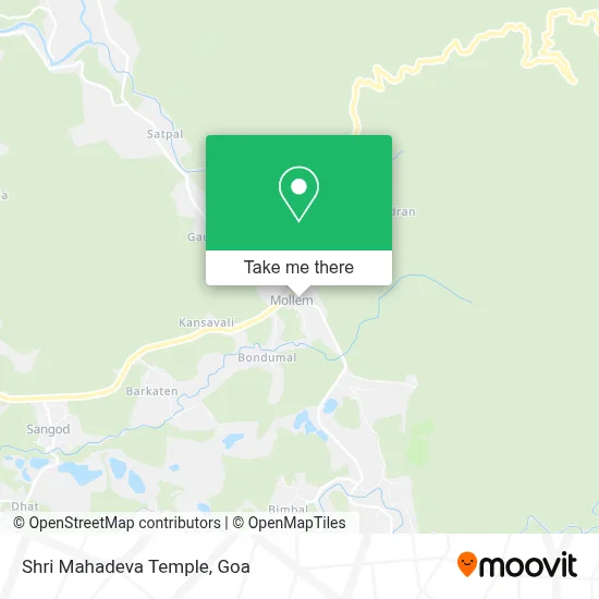 Shri Mahadeva Temple map