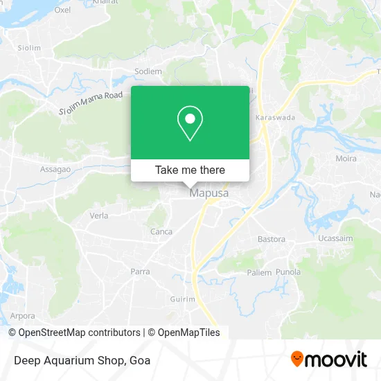 Deep Aquarium Shop map