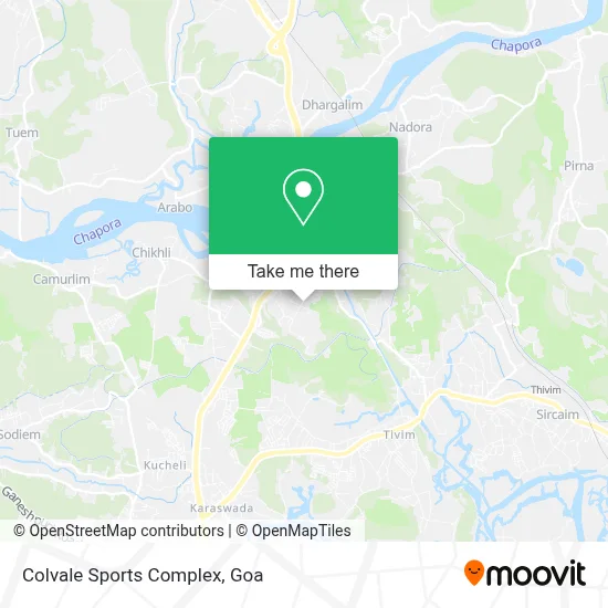 Colvale Sports Complex map