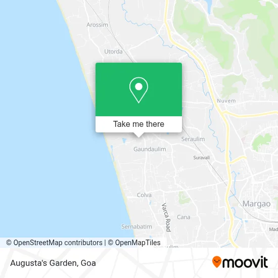 Augusta's Garden map