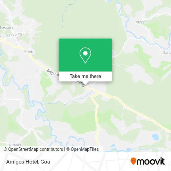 Hotel Amigos map