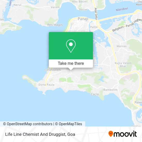 Life Line Chemist And Druggist map