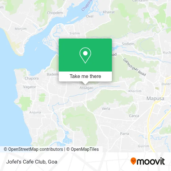 Jofel's Cafe Club map