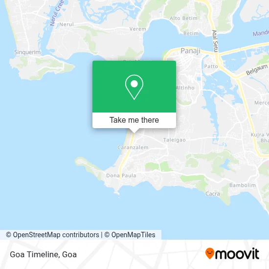 Goa Timeline map