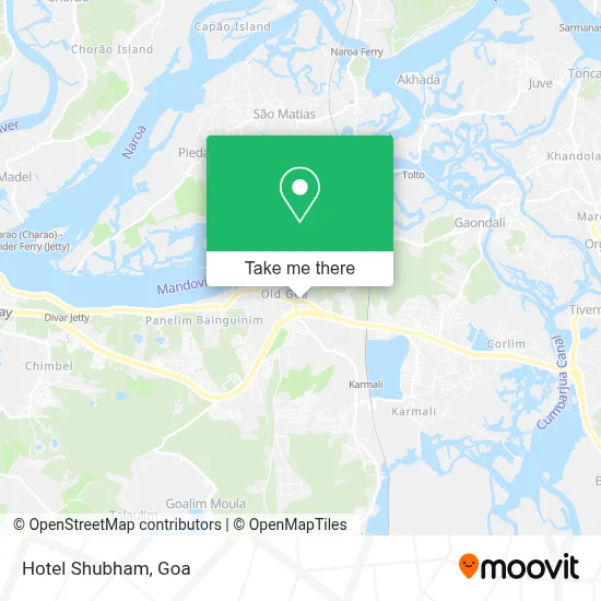 Hotel Shubham map