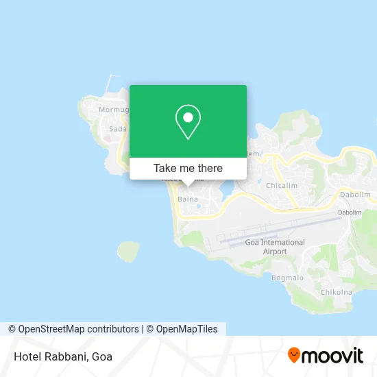 Hotel Rabbani map