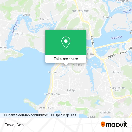 Tawa map