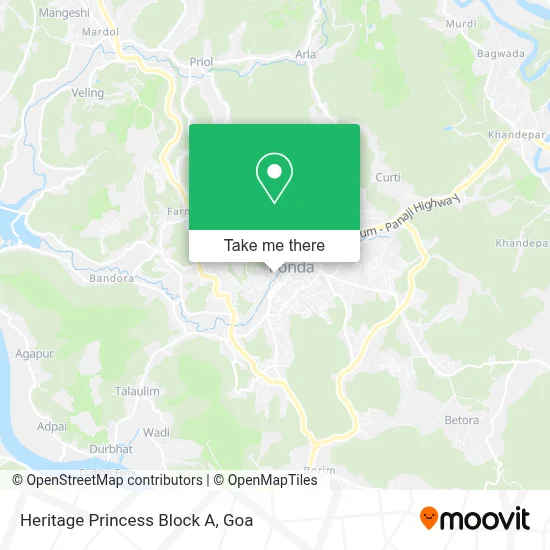 Heritage Princess Block A map