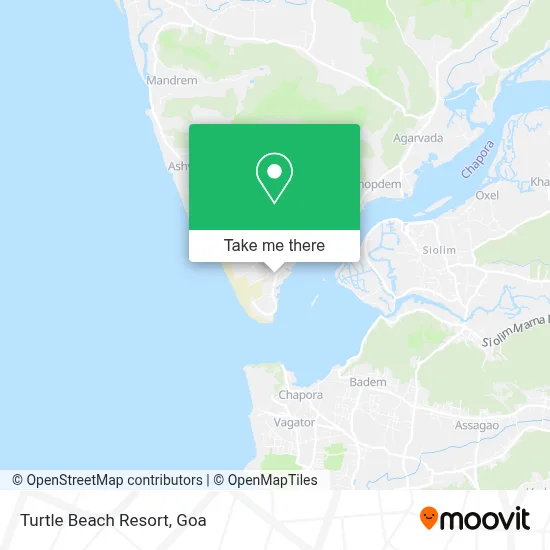 Turtle Beach Resort map