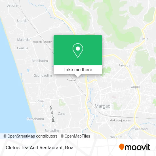 Cleto's Tea And Restaurant map