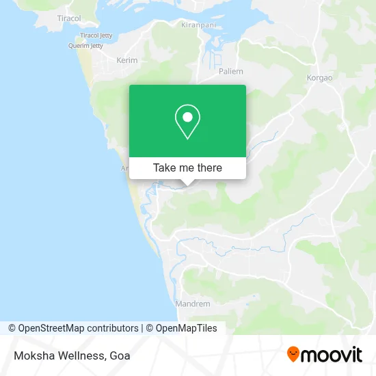 Moksha Wellness map