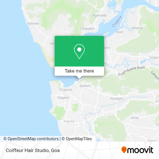Coiffeur Hair Studio map