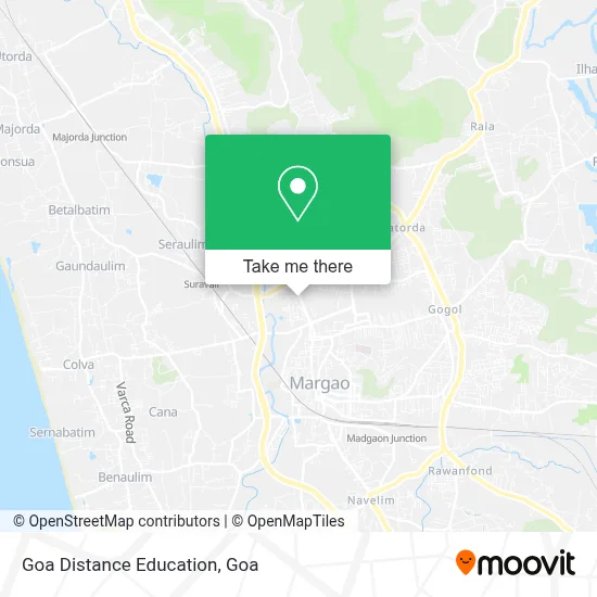 Goa Distance Education map