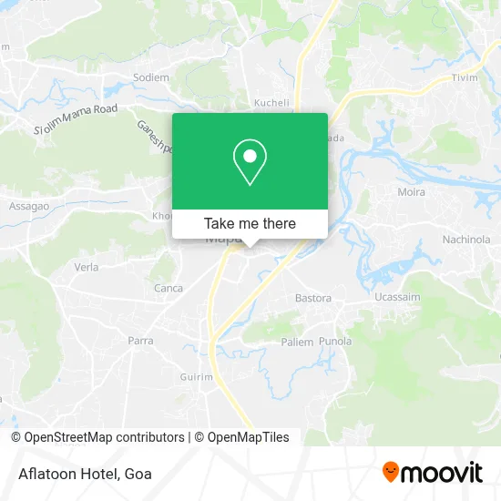 Aflatoon Hotel map