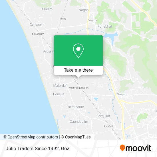 Julio Traders Since 1992 map