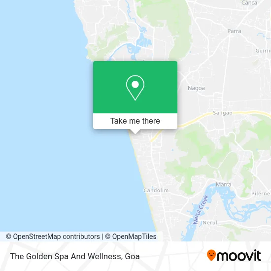 The Golden Spa And Wellness map