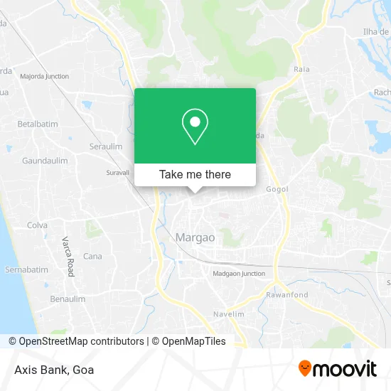 Axis Bank map