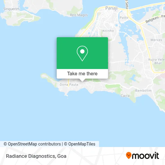 Radiance Diagnostics map