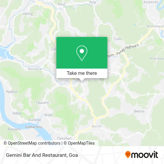 Gemini Bar And Restaurant map