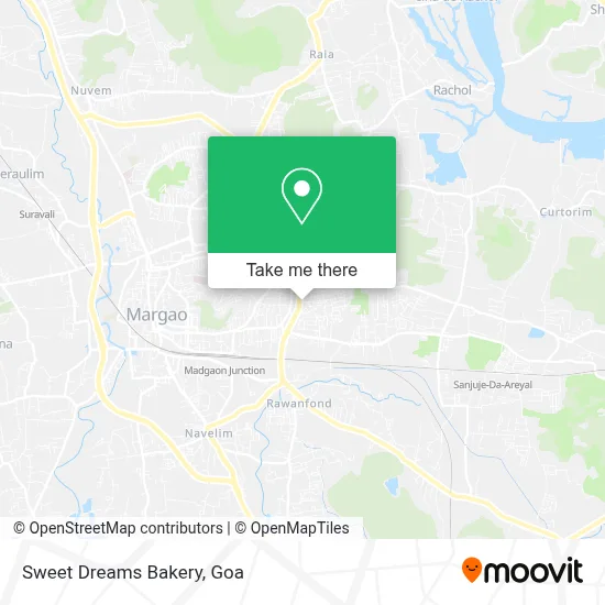 Sweet Dreams Bakery map