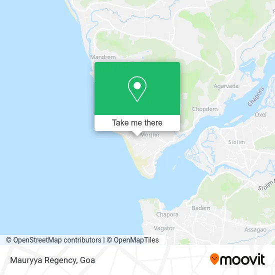 Mauryya Regency map