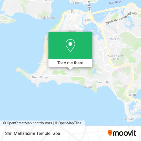 Shri Mahalaxmi Temple map