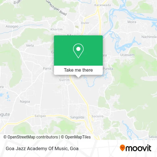 Goa Jazz Academy Of Music map
